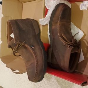 Justin Steel Toe Mocs.